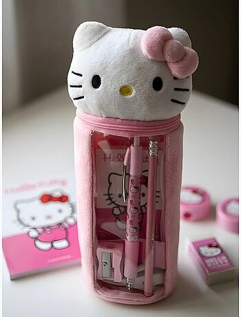 Trousse scolaire résistante hello kitty sanrio