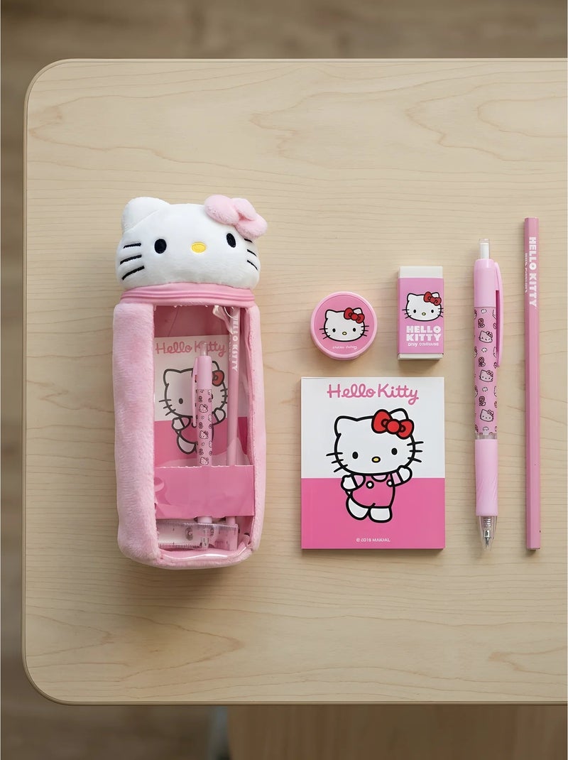 Trousse scolaire résistante hello kitty sanrio Rose - Kiabi