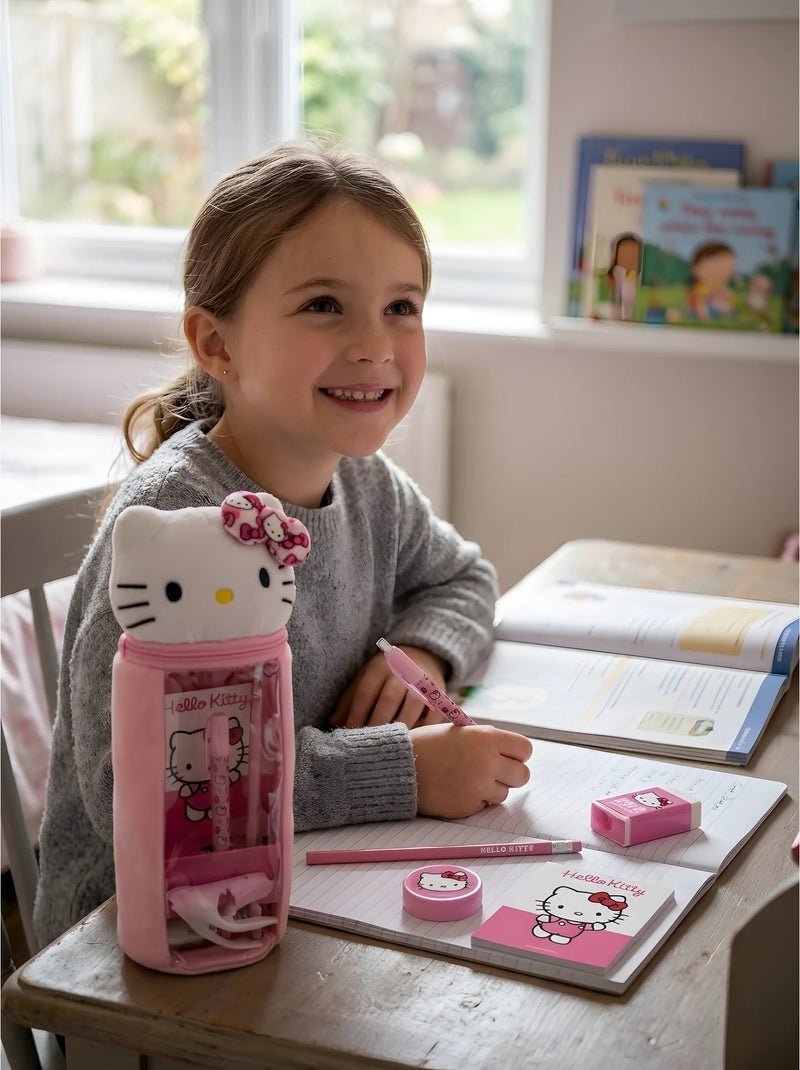 Trousse scolaire résistante hello kitty sanrio Rose - Kiabi