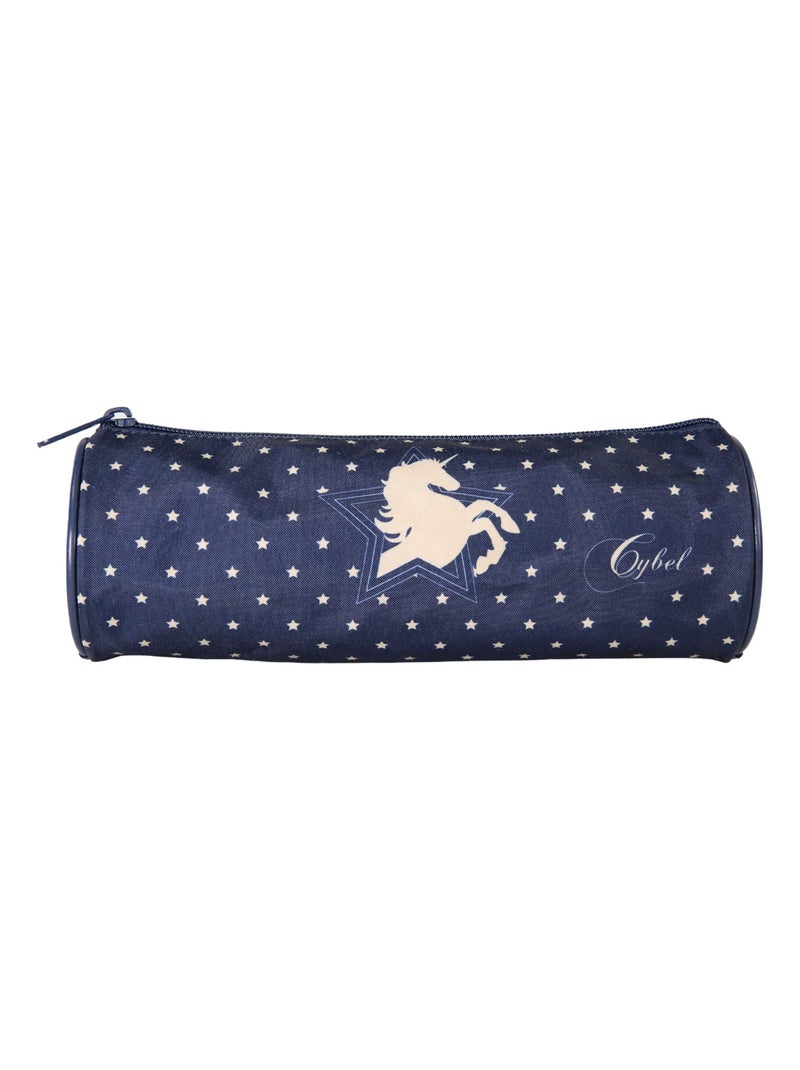 Trousse Scolaire Ronde Cybel Bleu Marine Bagtrotter Bleu - Kiabi