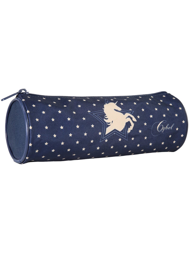 Trousse Scolaire Ronde Cybel Bleu Marine Bagtrotter Bleu - Kiabi