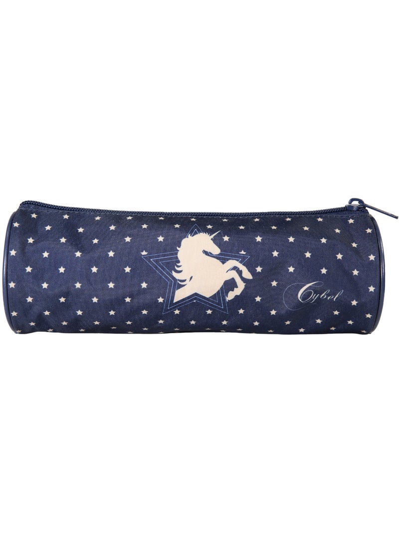 Trousse Scolaire Ronde Cybel Bleu Marine Bagtrotter Bleu - Kiabi