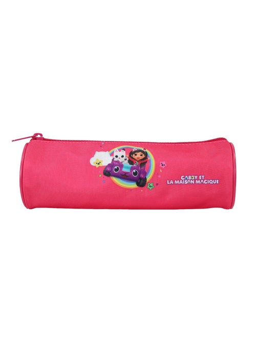 Trousse Scolaire Ronde Gabby - Rose - 1 compartiment zippé - 22x7x7cm - Bagtrotter - Kiabi