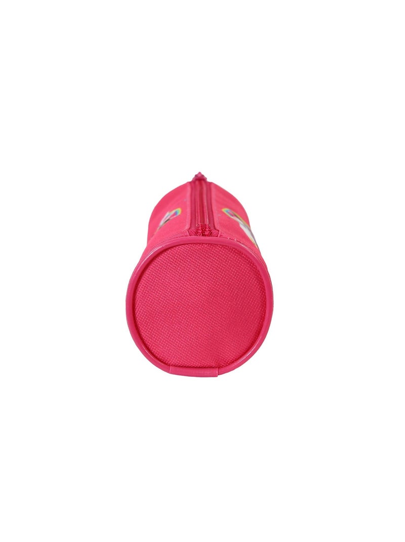 Trousse Scolaire Ronde Gabby - Rose - 1 compartiment zippé - 22x7x7cm - Bagtrotter Rose - Kiabi