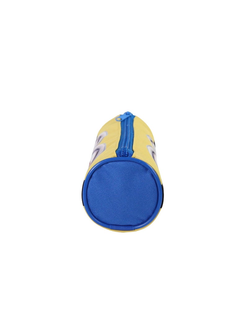 Trousse Scolaire Ronde Les Minions - Jaune - 1 compartiment zippé - 22x7x7cm - Bagtrotter Jaune - Kiabi