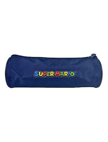 Trousse Scolaire Ronde Super Mario Bleu Marine Bagtrotter