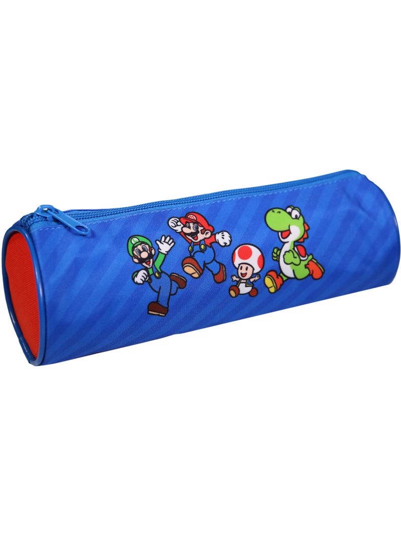 Trousse scolaire ronde Super Mario Multicolore Multicolore - Kiabi