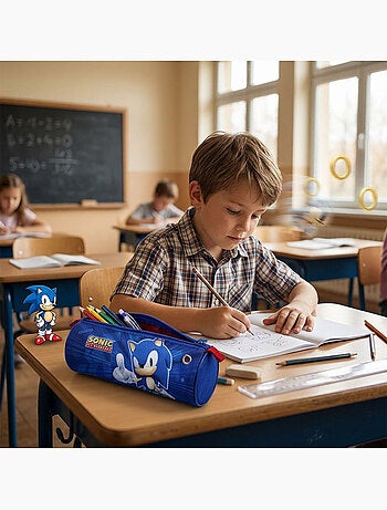 Trousse Scolaire Sonic The Hedgehog Simple Compartiment 155-01308