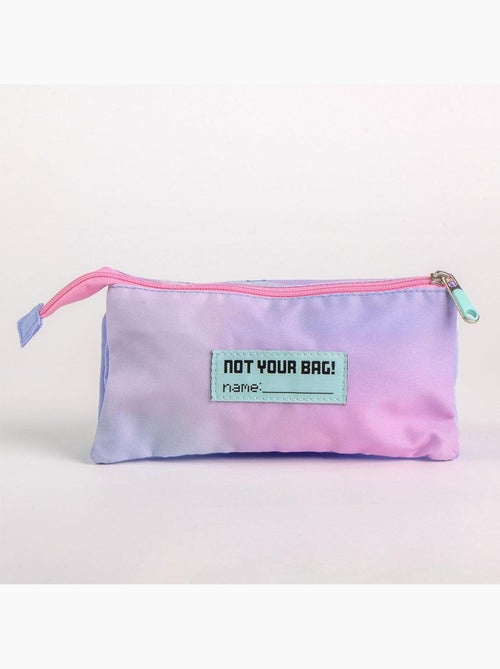 Trousse scolaire Stitch Disney avec 3 compartiments - Kiabi