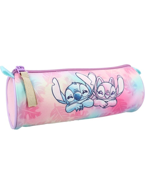 Trousse scolaire Stitch Wild Energy Rose bonbon - Kiabi