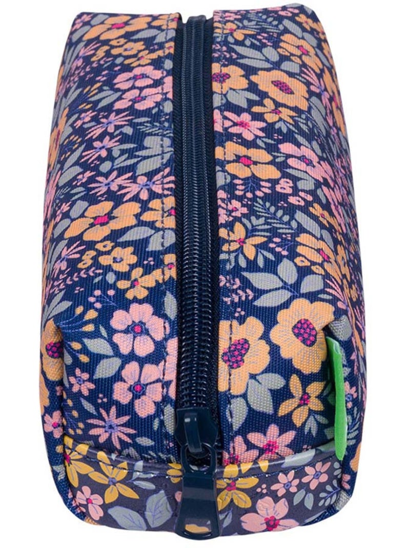 Trousse – Simple 21 CM - Collection Scolaire 2027 – Tann's Bleu/Orange/Jaune - Kiabi