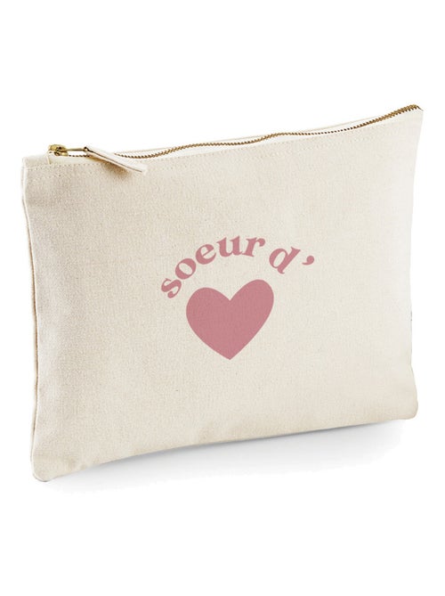 Trousse SŒUR D'AMOUR CŒUR - Kiabi