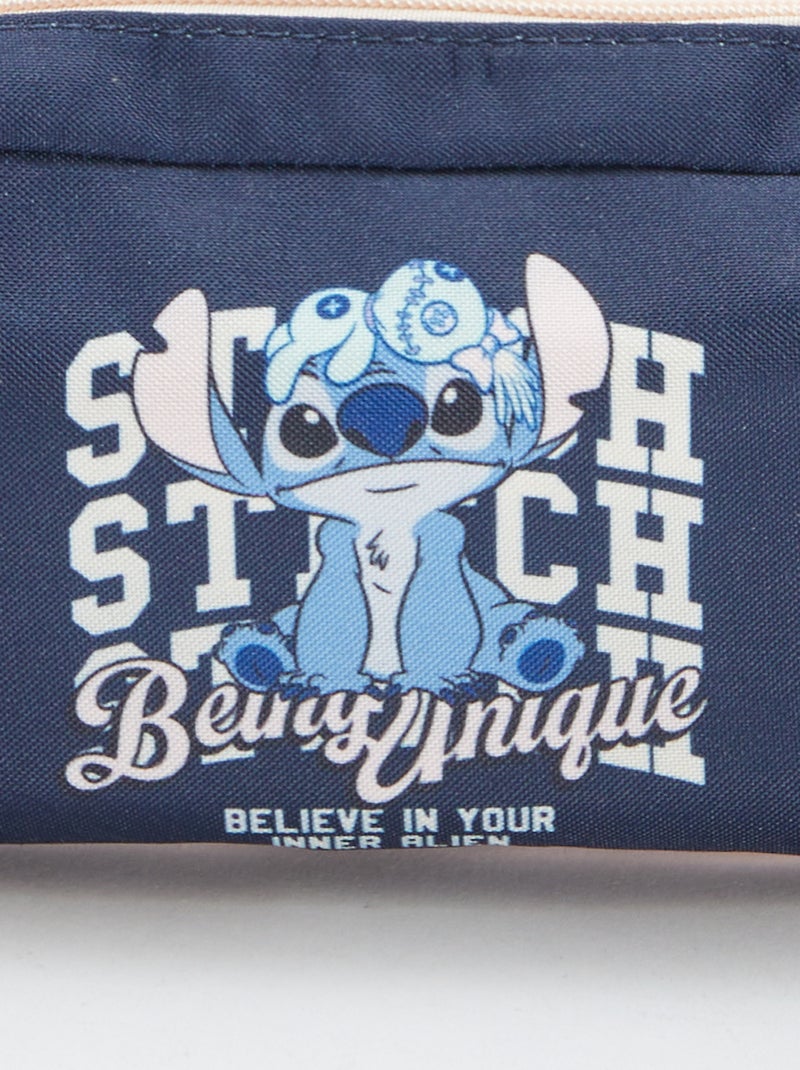 Trousse 'Stitch' 'Disney' à 2 compartiments Noir - Kiabi