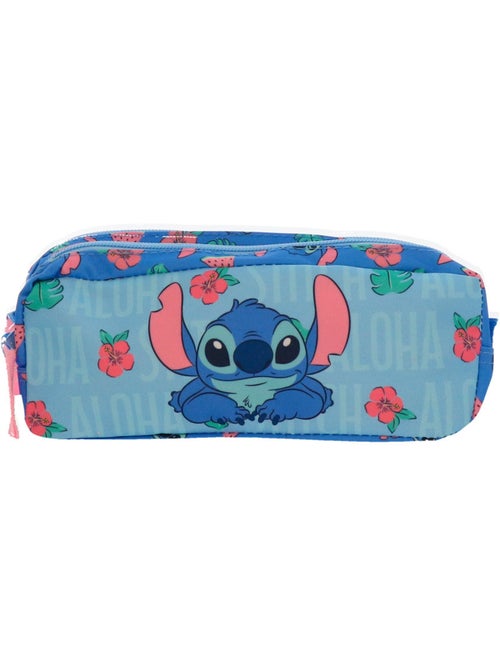 Trousse 'Stitch' – Pastèque Haut de gamme 2 compartiments – 23 cm – Lilo et stitch - Kiabi