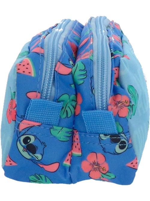 Trousse 'Stitch' – Pastèque Haut de gamme 2 compartiments – 23 cm – Lilo et stitch - Kiabi
