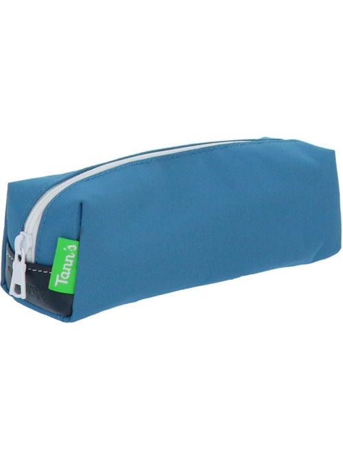 Trousse 'Tann's' bicolore rectangulaire zippée 22 cm – Prusse de Prusse de Prusse - Kiabi