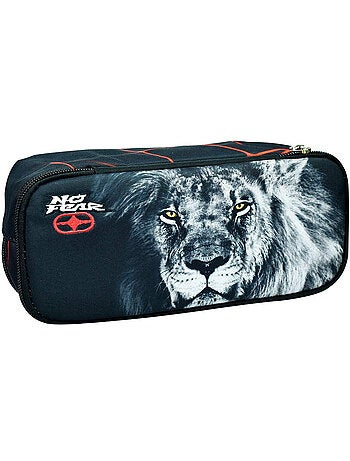 Trousse tissu imprimé lion No Fear
