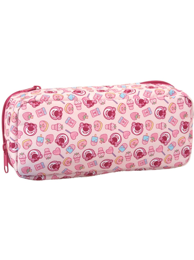 Trousse 'toy story' – rectangulaire lotso 2 compartiments – 23 cm Multicolore - Kiabi