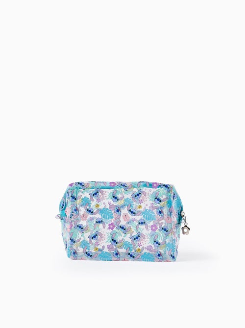 Trousse Transparente Imprimé Stitch - DISNEY - Imperméable avec Fermeture - Kiabi