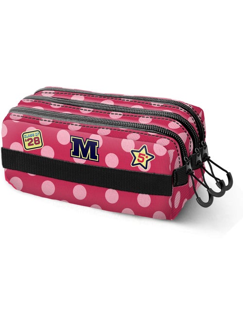 Trousse Trick FAN 2.2 - Disney Minnie Mouse Class - Rose - Taille Unique - Kiabi