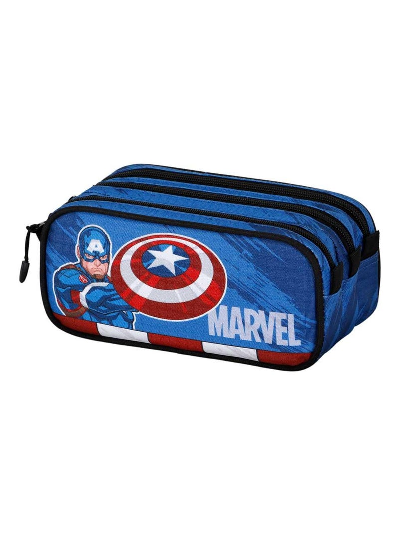 Trousse Trick FAN 2.2 - Marvel Captain America Gears - Bleu - Taille Unique Bleu - Kiabi