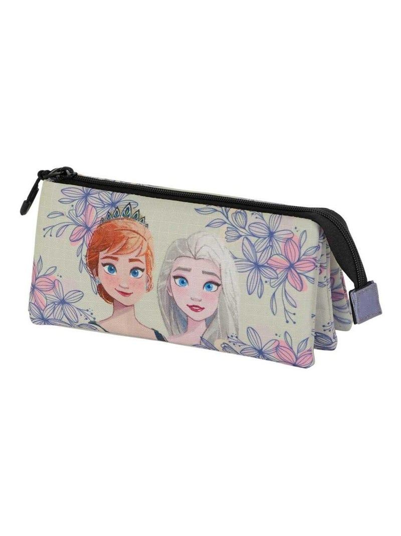 Trousse Triple - Disney La Reine des Neiges 2 (Frozen) Emotion - Beige - Taille Unique Beige - Kiabi