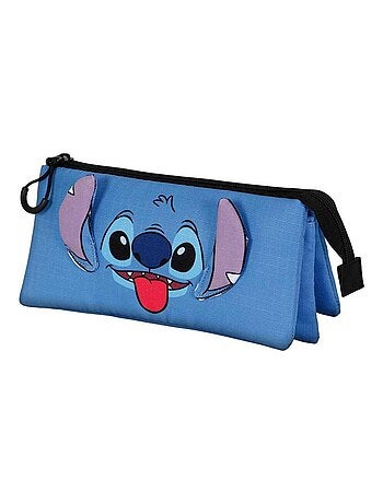 Trousse Triple - Disney Lilo et Stitch Cool - Bleu - Taille Unique