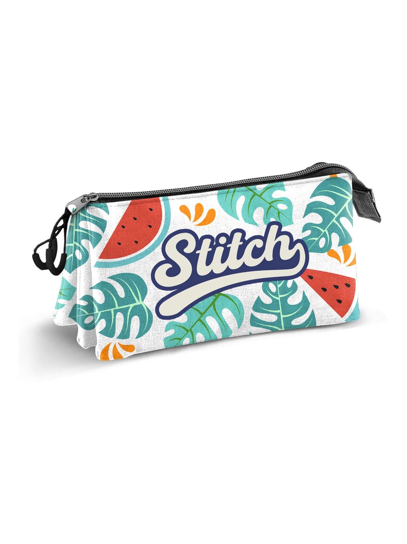 Trousse Triple - Disney Lilo et Stitch Frog - Multicolore - Taille Unique Multicolore - Kiabi