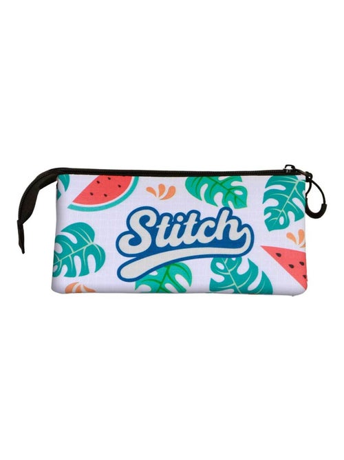 Trousse Triple - Disney Lilo et Stitch Frog - Multicolore - Taille Unique - Kiabi