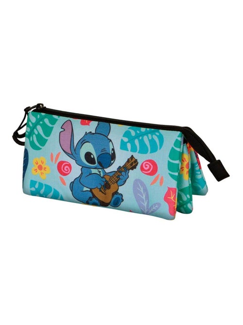 Trousse Triple - Disney Lilo et Stitch Guitar - Vert - Taille Unique - Kiabi