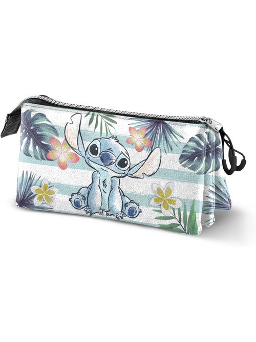 Trousse Triple - Disney Lilo et Stitch Ocean - Bleu - Taille Unique - Kiabi