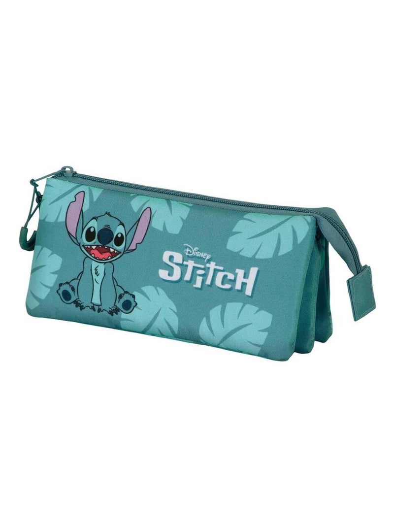 Trousse Triple - Disney Lilo et Stitch Sit - Bleu - Taille Unique Bleu - Kiabi