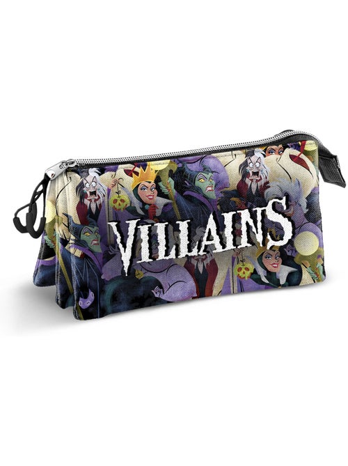 Trousse Triple - Disney MÉCHANTS DISNEY Evil - Multicolore - Taille Unique - Kiabi