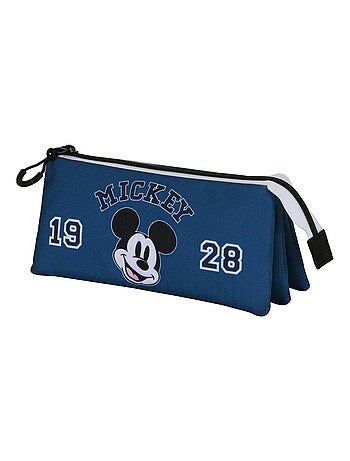 Trousse Triple - Disney Mickey Mouse Class - Bleu - Taille Unique