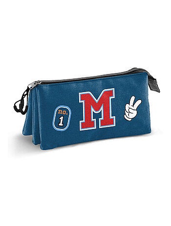 Trousse Triple - Disney Mickey Mouse Class - Bleu - Taille Unique