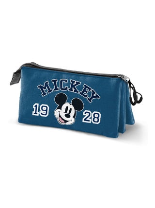 Trousse Triple - Disney Mickey Mouse Class - Bleu - Taille Unique