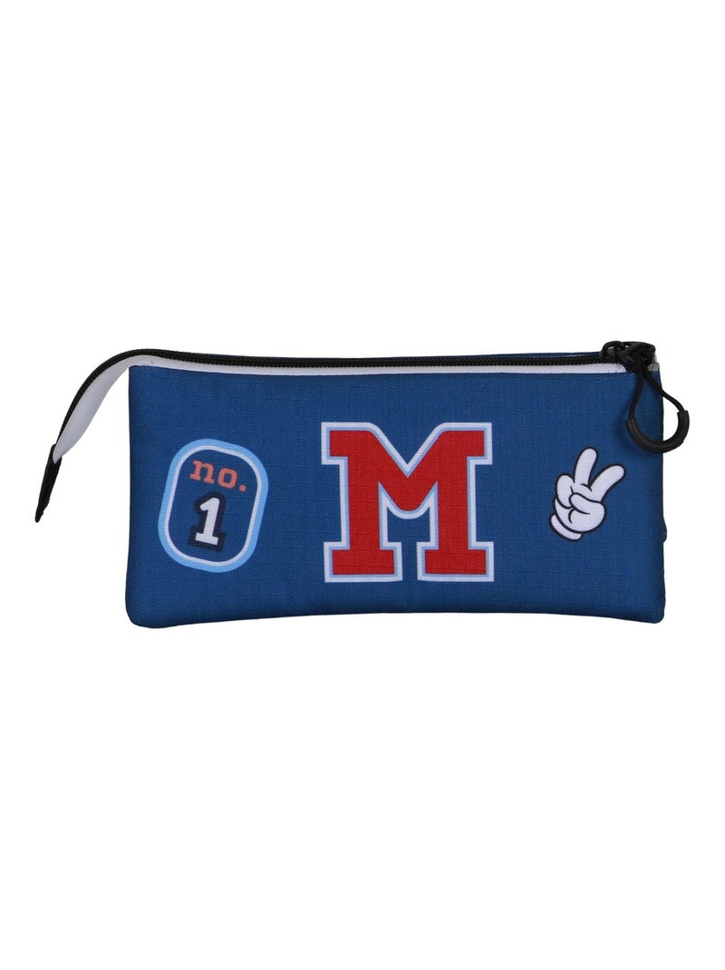 Trousse Triple - Disney Mickey Mouse Class - Bleu - Taille Unique Bleu - Kiabi