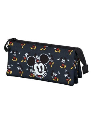 Trousse Triple - Disney Mickey Mouse Looks - Noir - Taille Unique