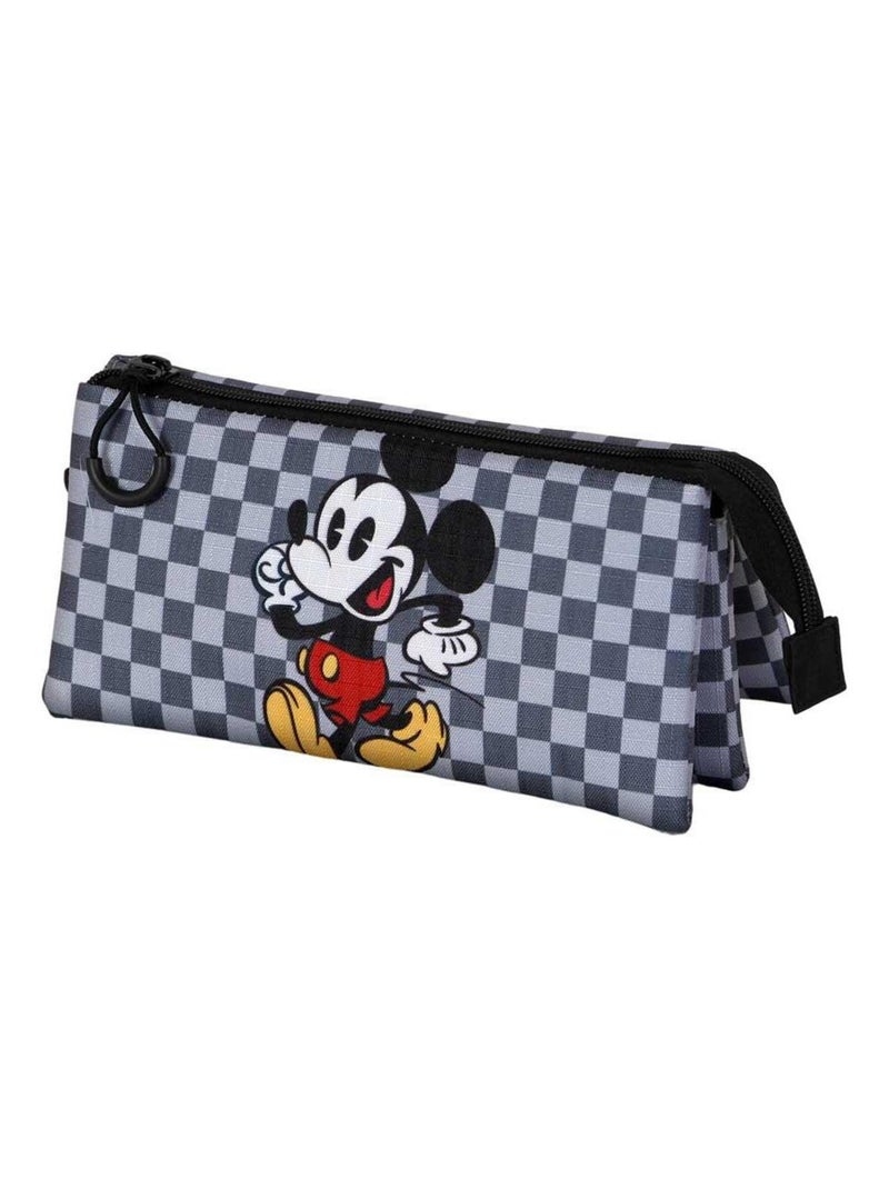 Trousse Triple - Disney Mickey Mouse Move - Gris - Taille Unique Gris - Kiabi