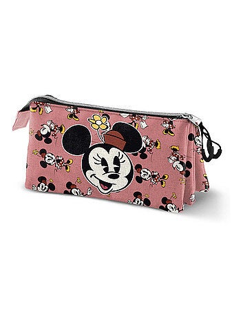 Trousse Triple - Disney Minnie Mouse Aqua - Rose - Taille Unique
