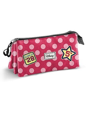 Trousse Triple - Disney Minnie Mouse Class - Rose - Taille Unique