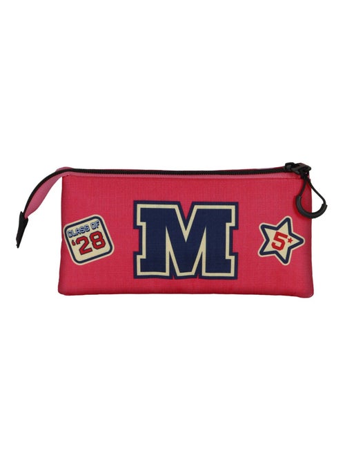 Trousse Triple - Disney Minnie Mouse Class - Rose - Taille Unique - Kiabi