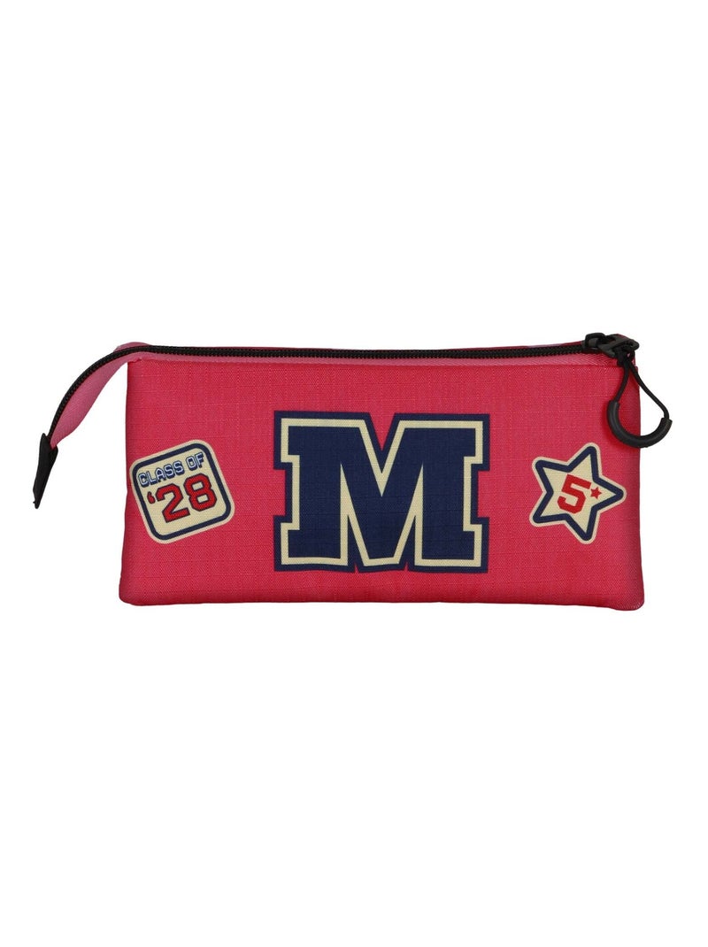 Trousse Triple - Disney Minnie Mouse Class - Rose - Taille Unique Rose - Kiabi
