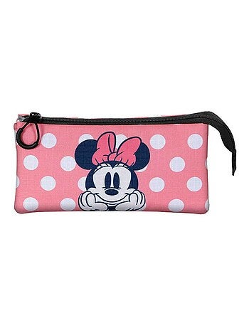Trousse Triple - Disney Minnie Mouse Closer - Rose - Taille Unique