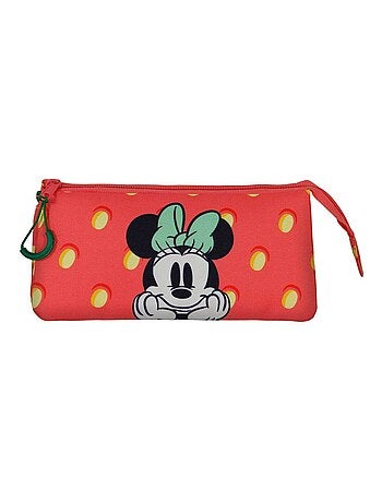 Trousse Triple - Disney Minnie Mouse Fresh - Rose - Taille Unique