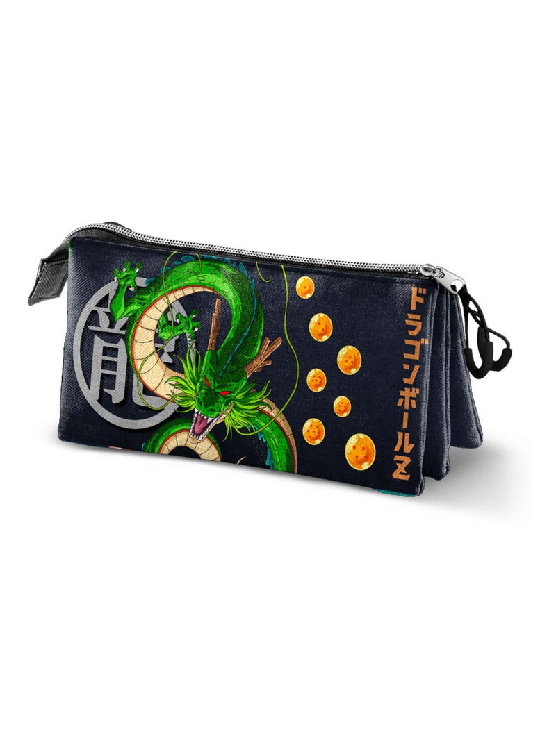 Trousse Triple - Dragon Ball Shenron - Bleu Foncé - Taille Unique Bleu foncé - Kiabi