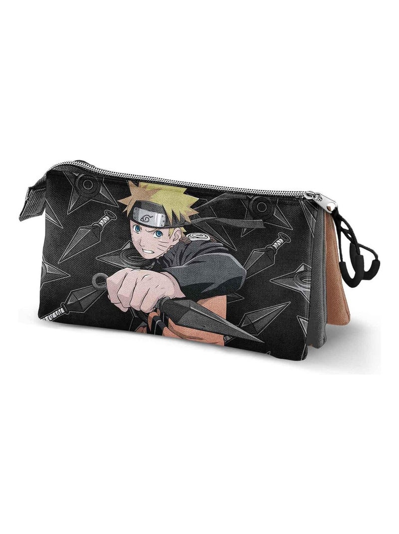 Trousse Triple - Naruto Weapons Noir - Kiabi