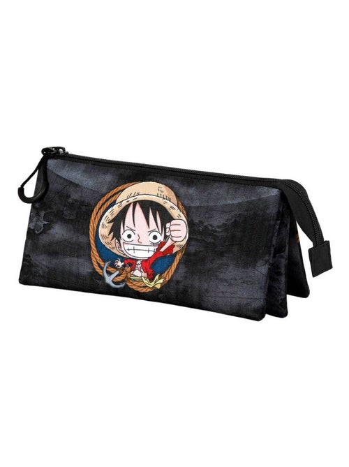 Trousse Triple - One Piece Ropes - Noir - Taille Unique - Kiabi