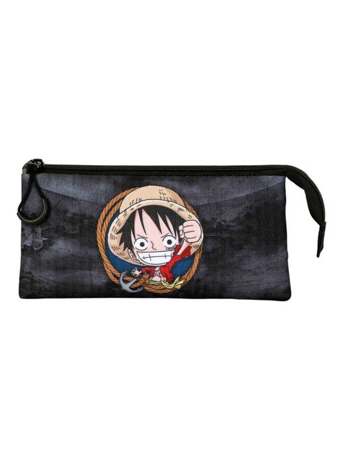 Trousse Triple - One Piece Ropes - Noir - Taille Unique - Kiabi