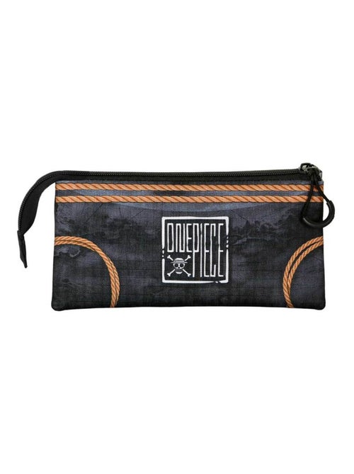Trousse Triple - One Piece Ropes - Noir - Taille Unique - Kiabi